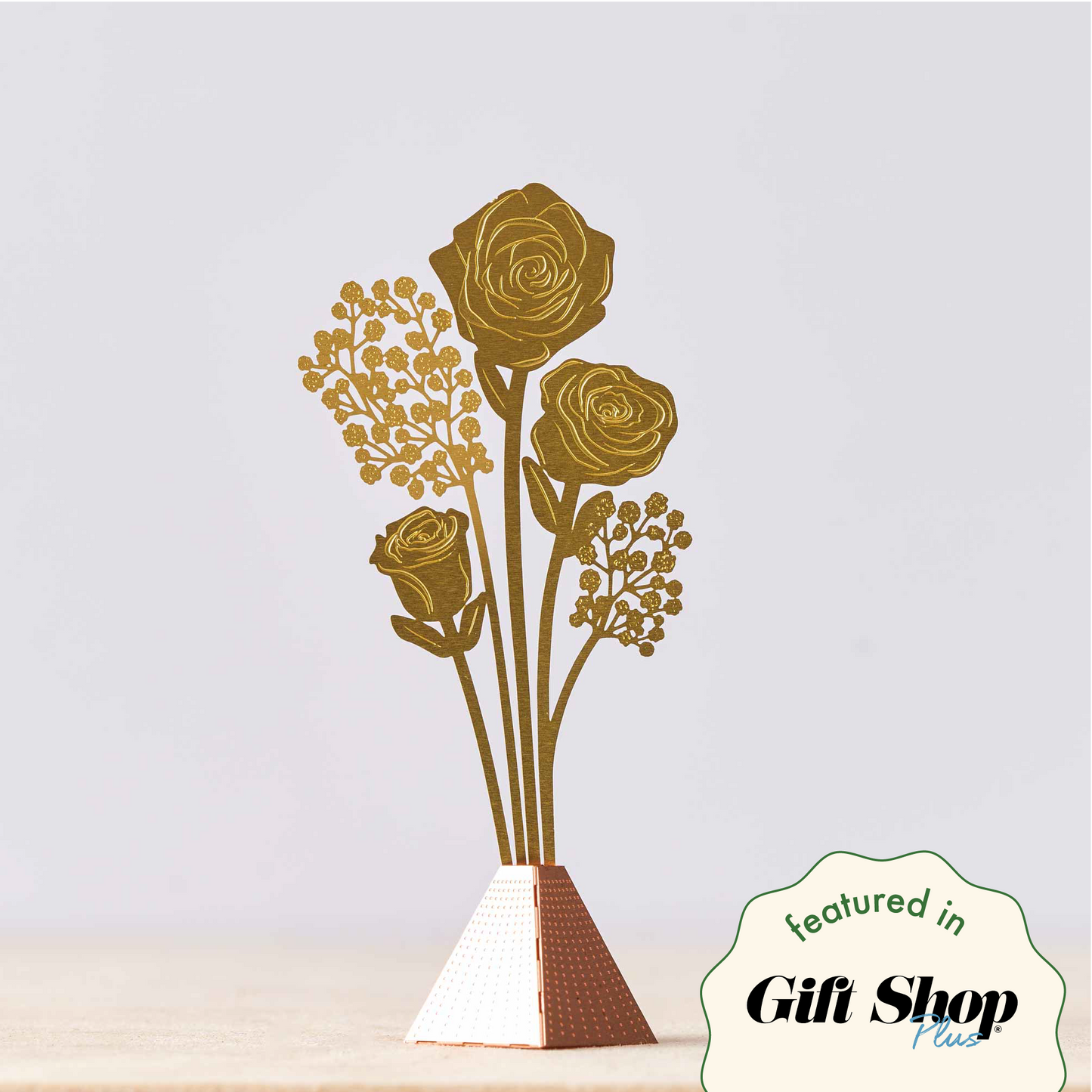 Another Studio - Rose Tiny Bouquet - Copper or Brass