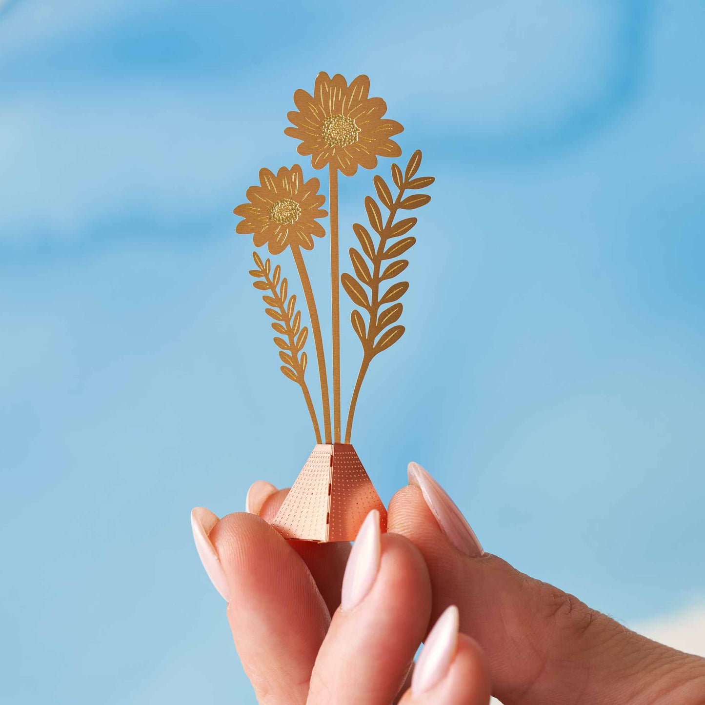 Another Studio - Cosmos Tiny Bouquet - Copper or Brass