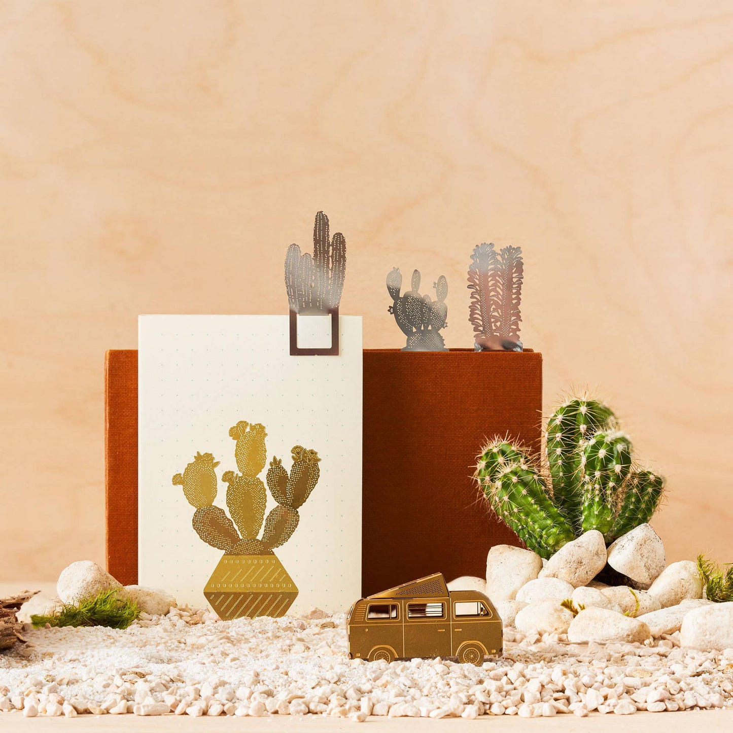 Another Studio - Cactus Bookmarks, metal page markers