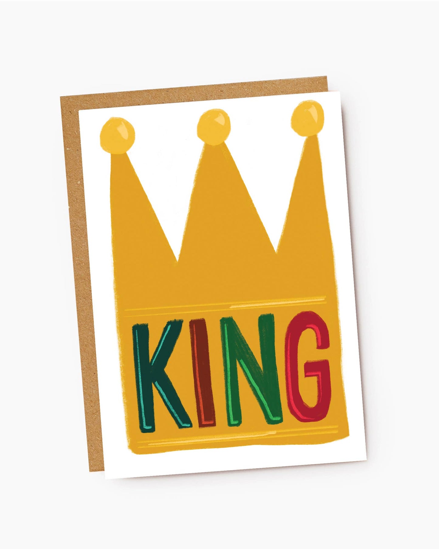 King Crown Father's Day Card by Jade Fisher