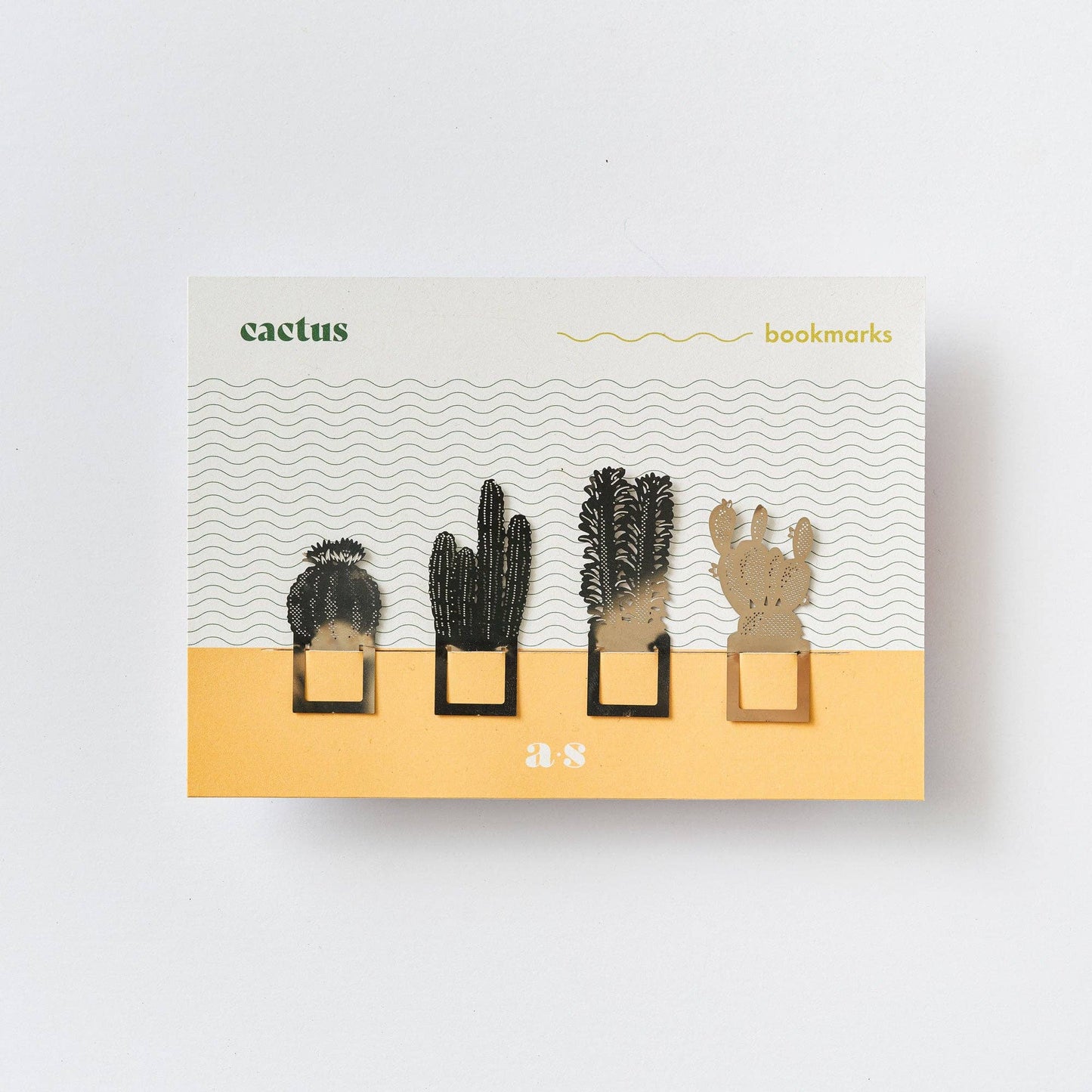 Another Studio - Cactus Bookmarks, metal page markers