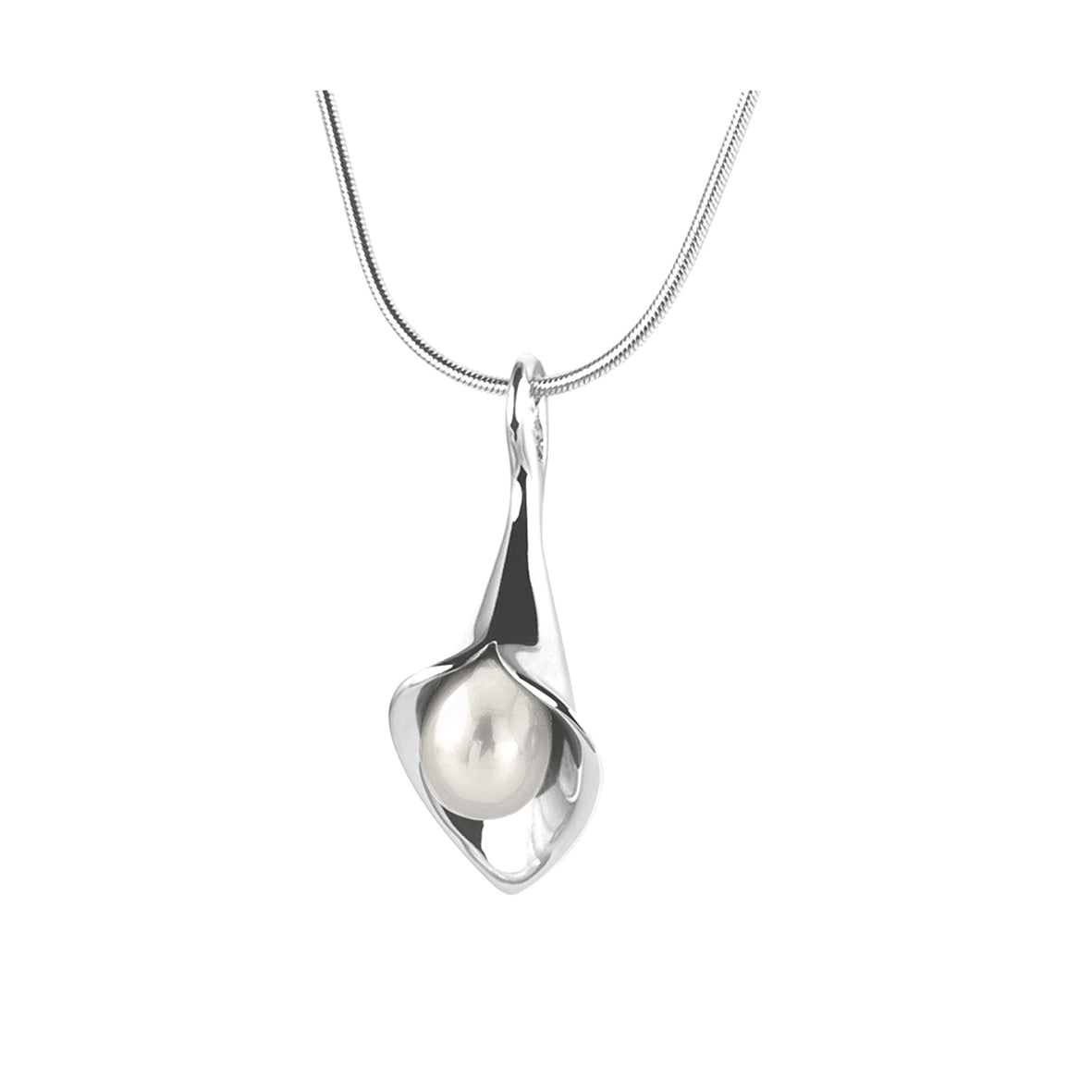 Amanda Cox - Silver and Freshwater Pearl pendant - bridal jewellery - cutured freshwater pearl