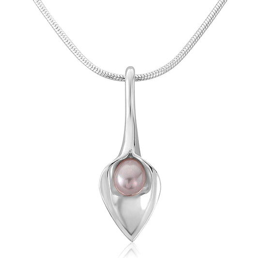 Amanda Cox - Silver and Freshwater Pearl pendant - bridal jewellery - cutured freshwater pearl