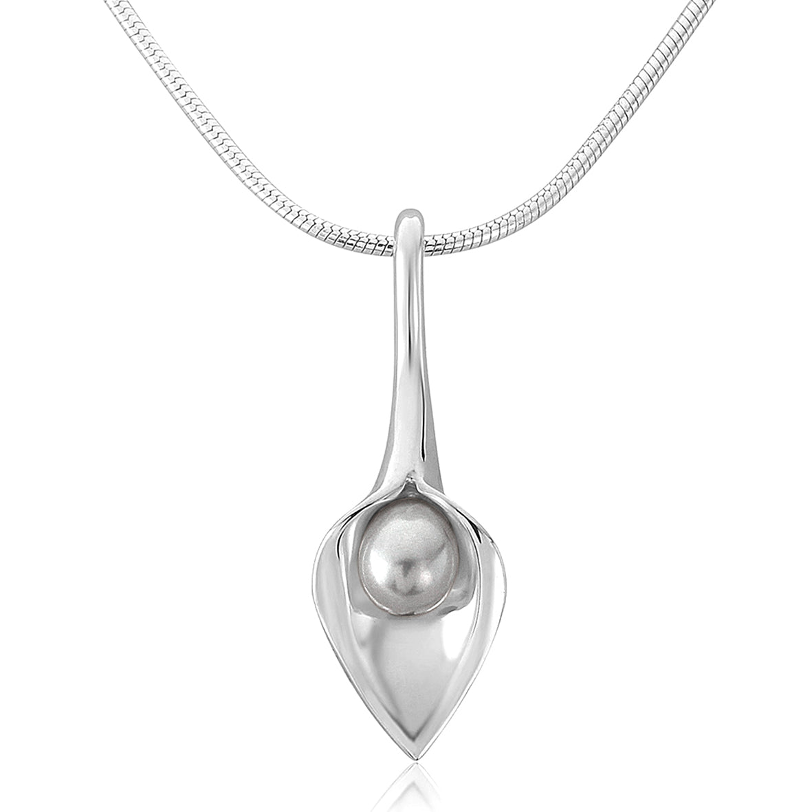 Amanda Cox - Silver and Freshwater Pearl pendant - bridal jewellery - cutured freshwater pearl