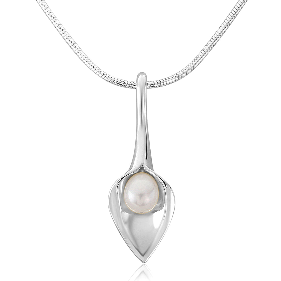 Amanda Cox - Silver and Freshwater Pearl pendant - bridal jewellery - cutured freshwater pearl