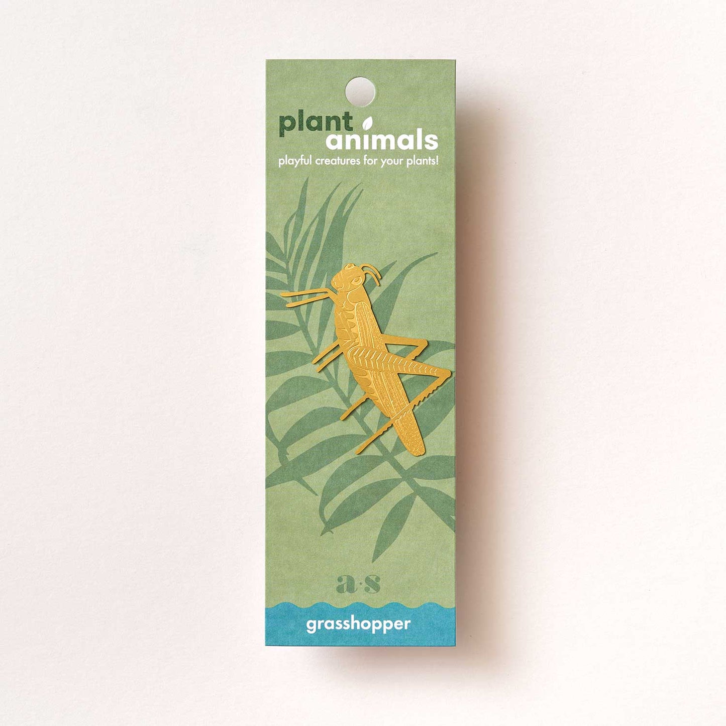Another Studio plant animal - grasshopper playful cretures for your plants