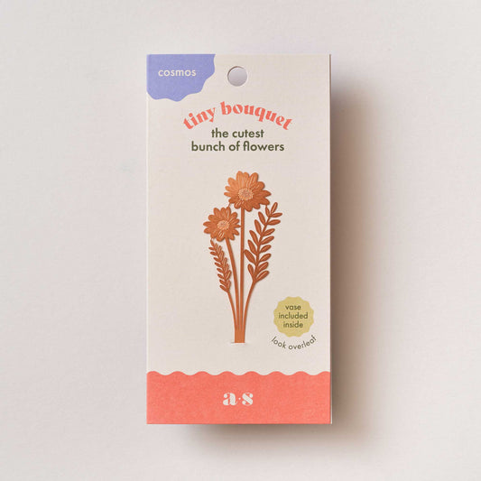 Another Studio tiny bouquet of cosmos in copper