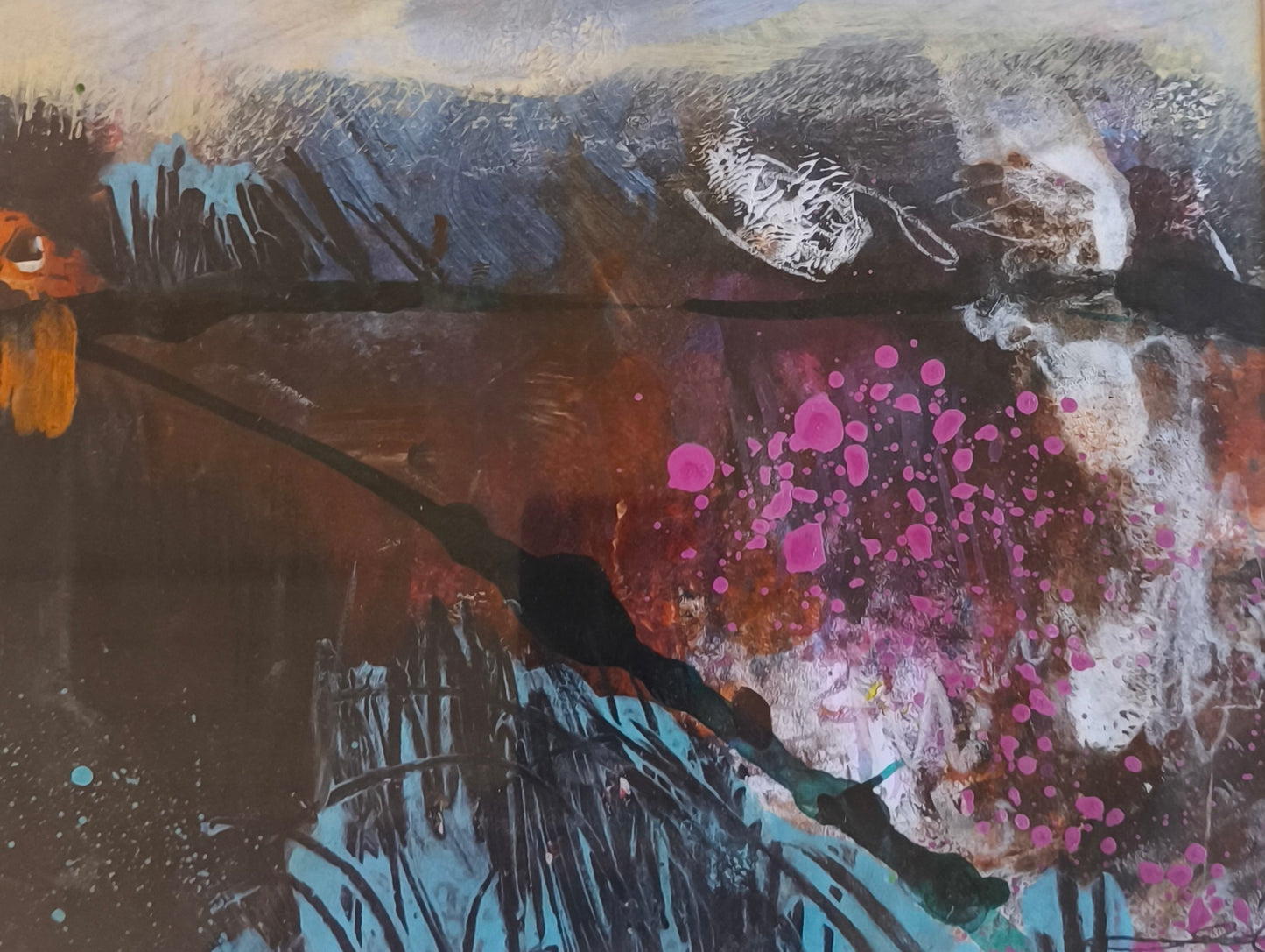 Blackstone Dusk £350 original painting by Louise Teal for Heart Gallery. Portrait of a Northern Town exhibition