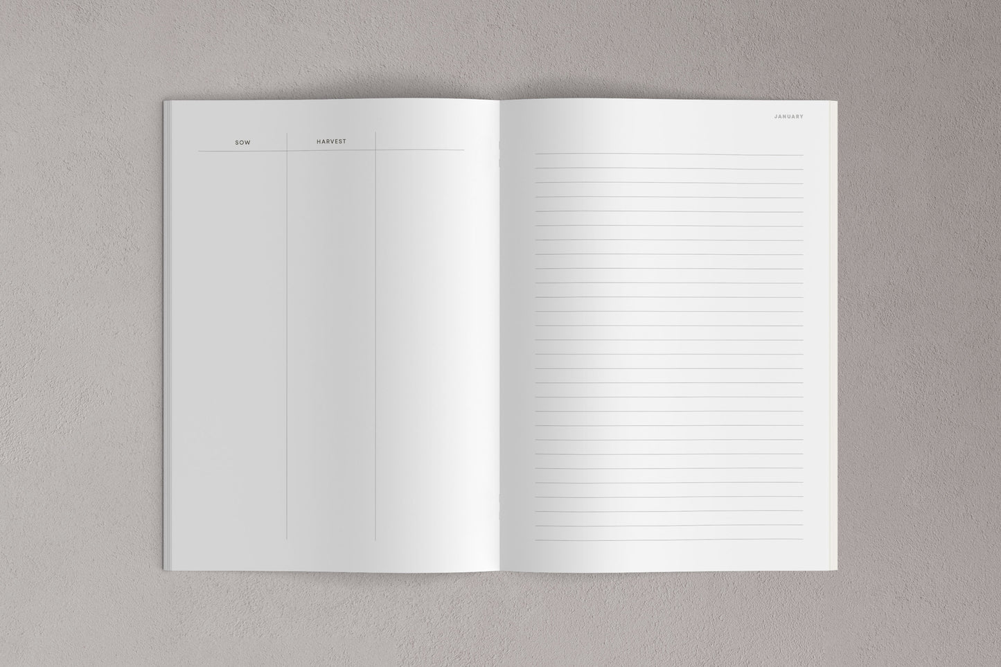 Gardeners' Journal by Bloom gardening GF Smith paper mindful