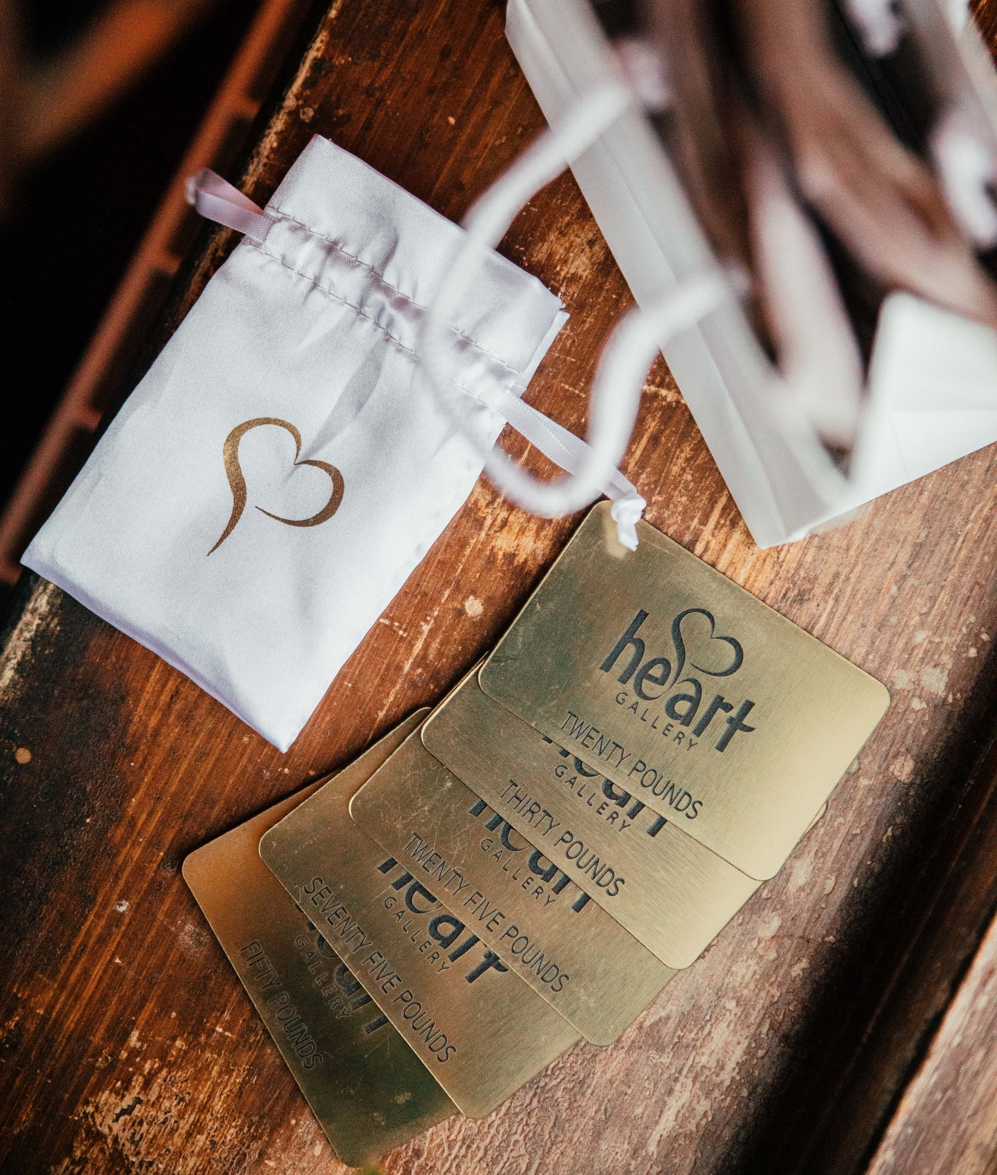 Choice of Gift Tokens Heart Gallery