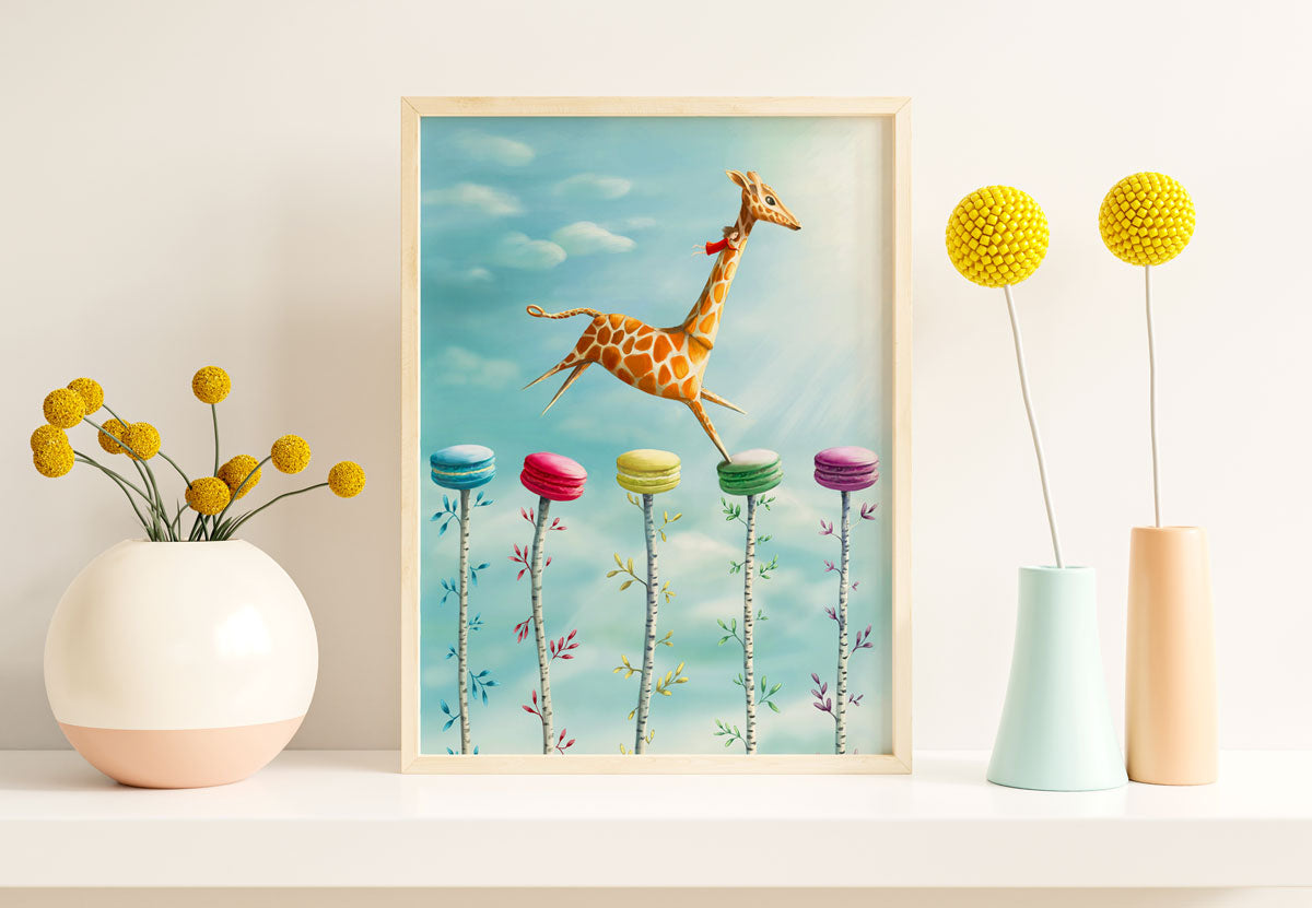Demelsa Haughton - Macaron Trees print artwork