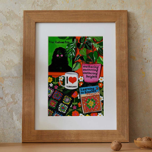Donna Flowers-Dorning - I Love Yorkshire - A4 print artwork