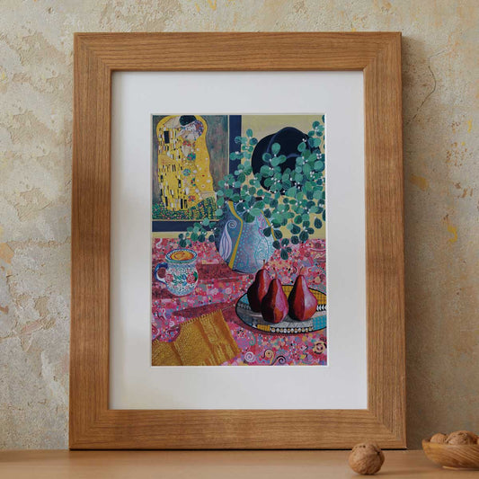 Donna Flowers-Dorning -  Klimt Kiss - A4 print artwork