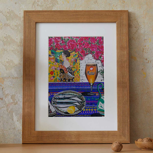 Donna Flowers-Dorning -  Santorini - A4 print artwork