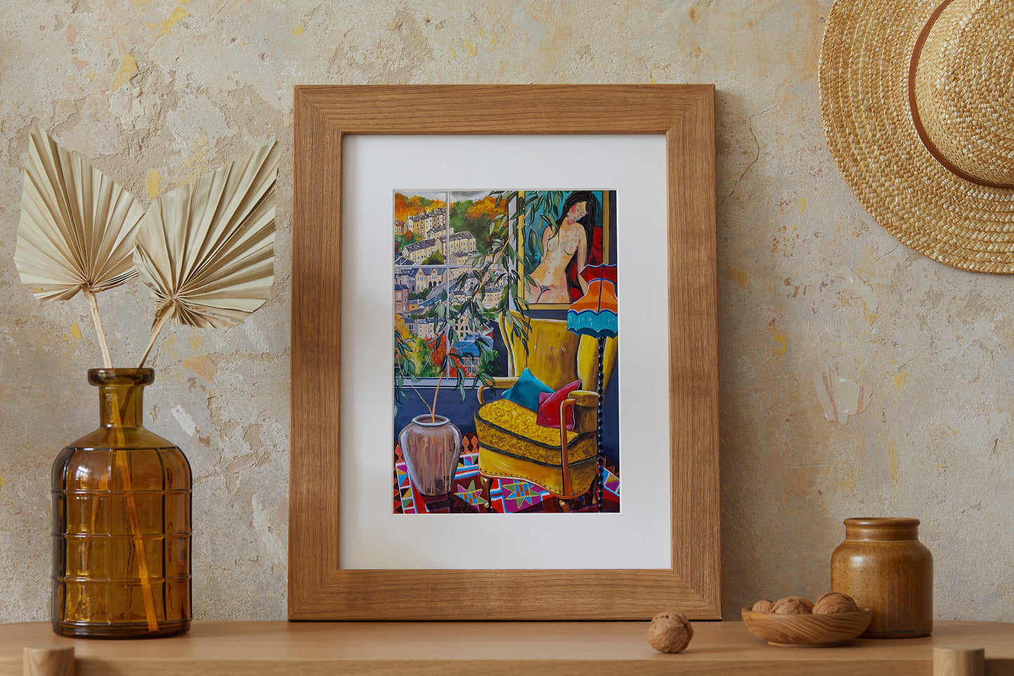 Donna Flowers-Dorning - Bohemian Hebden View - A4 print artwork
