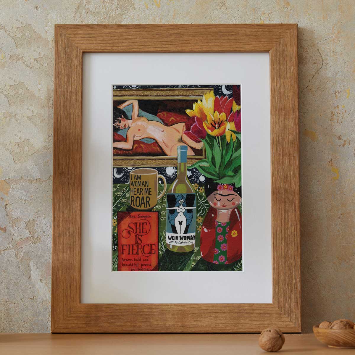 Donna Flowers-Dorning - I Am Woman - A4 print artwork