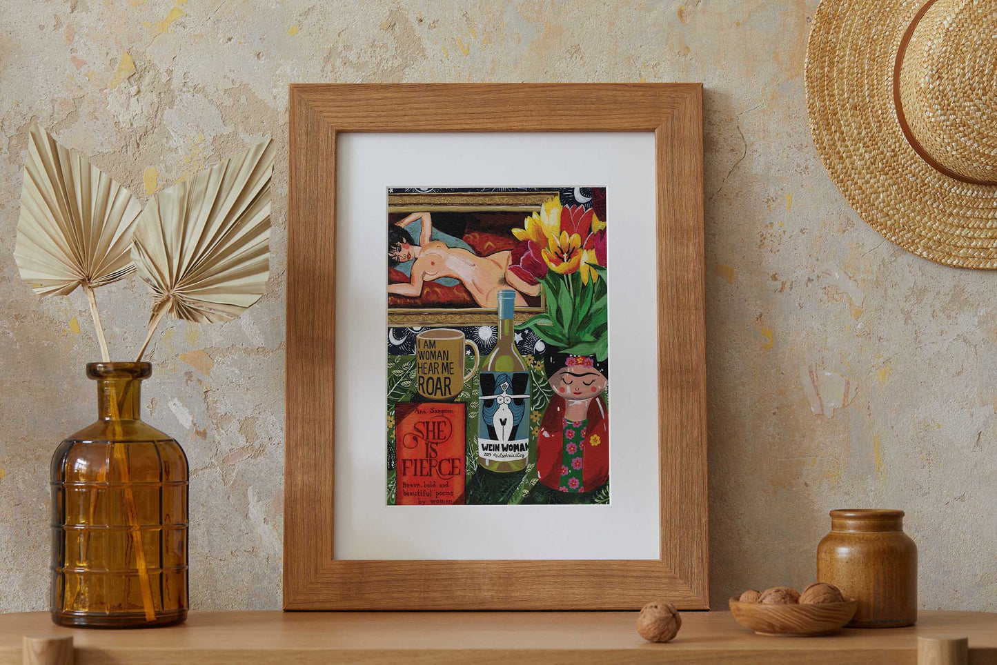 Donna Flowers-Dorning - I Am Woman - A4 print artwork