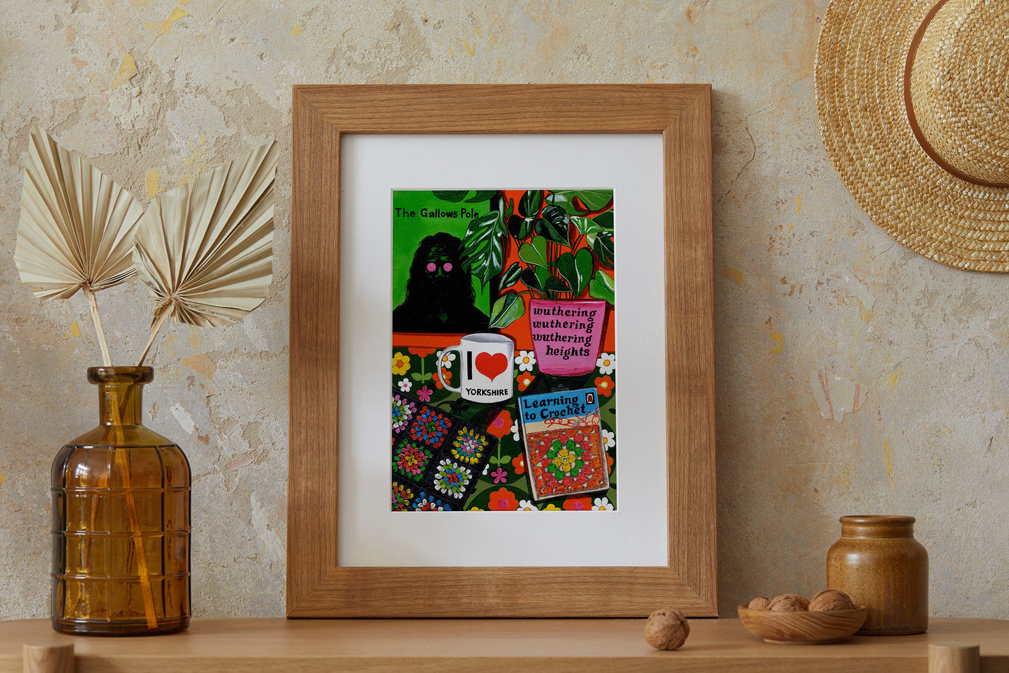 Donna Flowers-Dorning - I Love Yorkshire - A4 print artwork