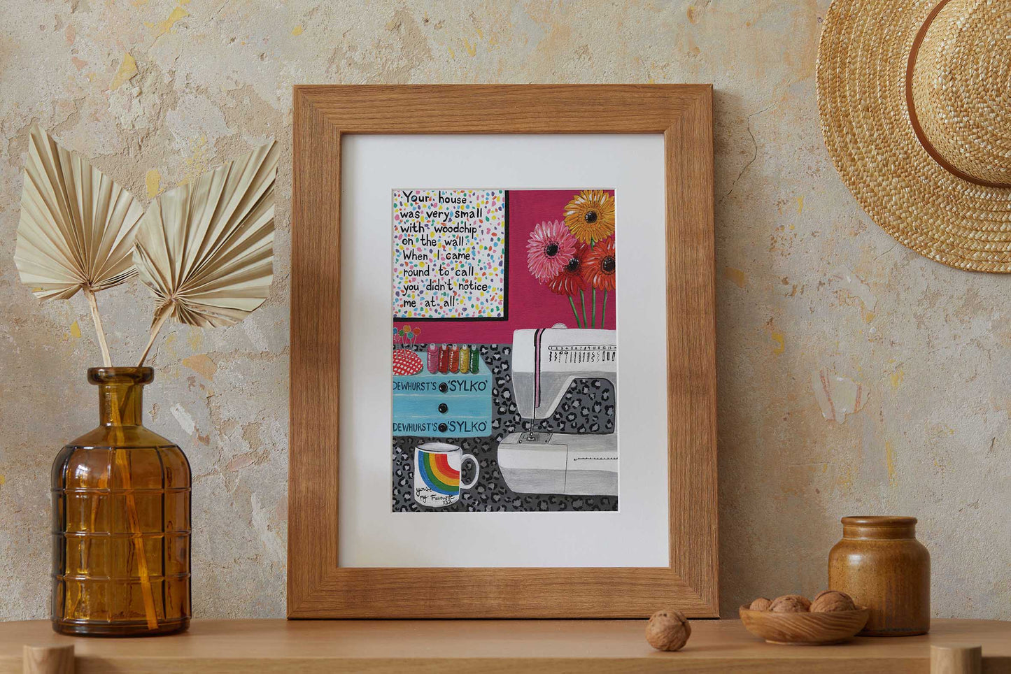 Donna Flowers-Dorning - Sewing Room - A4 print artwork