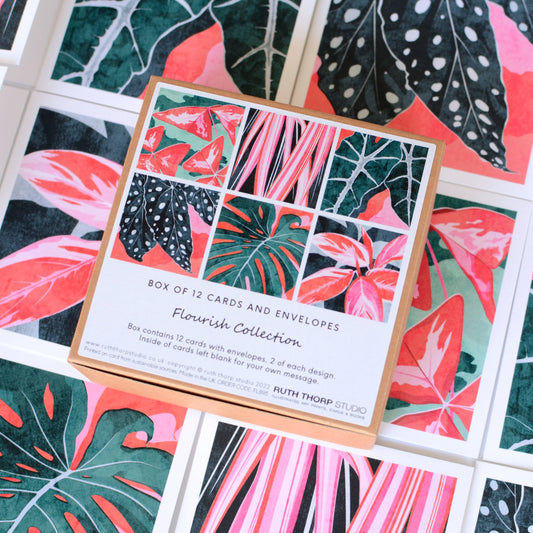 Ruth Thorp - Flourish - Box of 12 Cards artwork