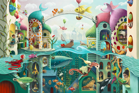 Demelsa Haughton - If Fish Could Walk print artwork