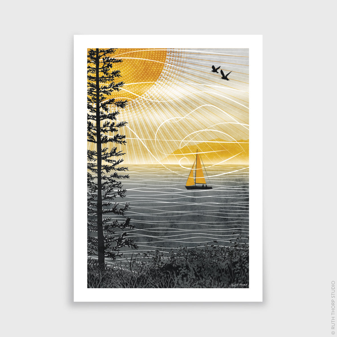 Ruth Thorp - Summer Long - A4 print