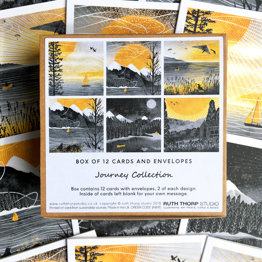 Ruth Thorp Journey Collection box of 12 cards