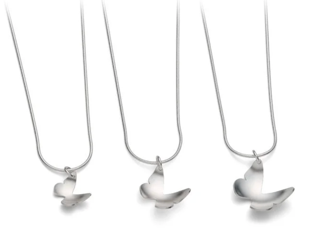 Leoma Drew - Silver Butterfly pendant