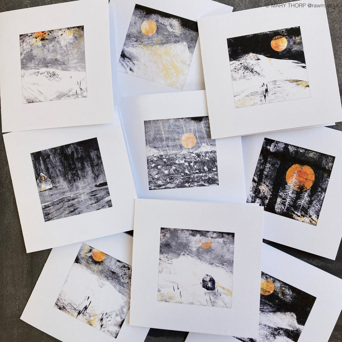Mary Thorp - Journey North - Box of 9 Cards artwork Heart Gallery art caards