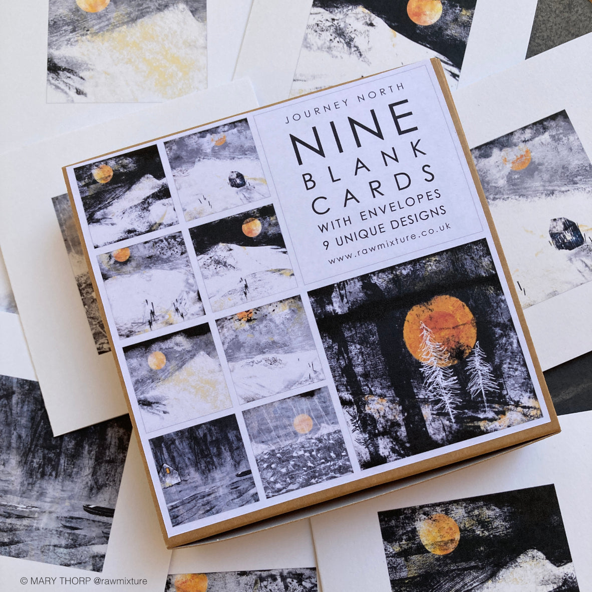 Mary Thorp - Journey North - Box of 9 Cards artwork