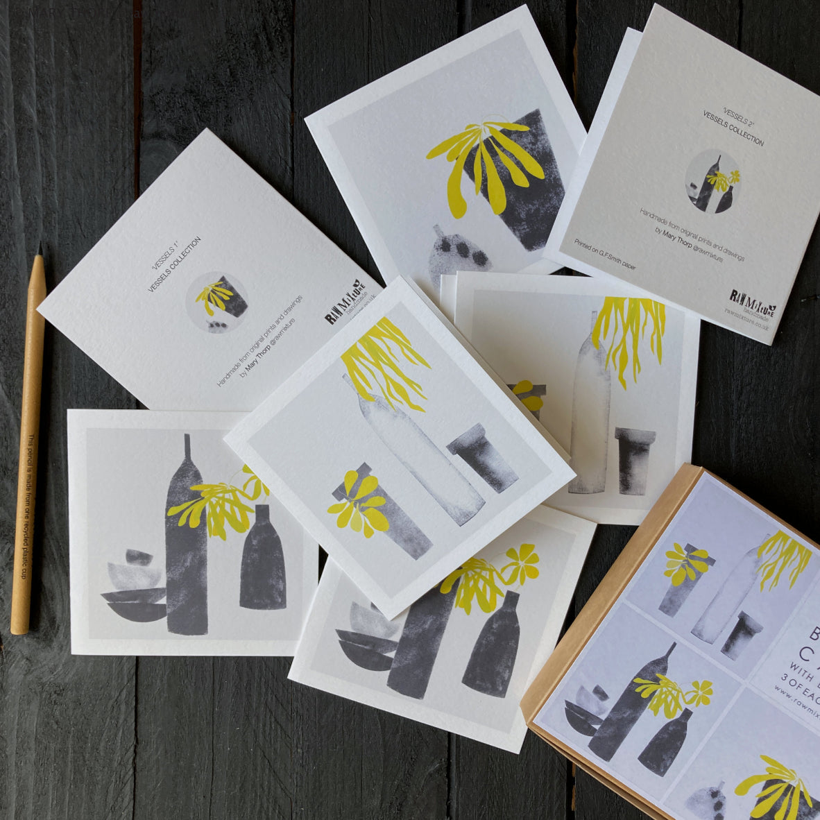 Mary Thorp - Vessels - Box of 9 Cards artwork