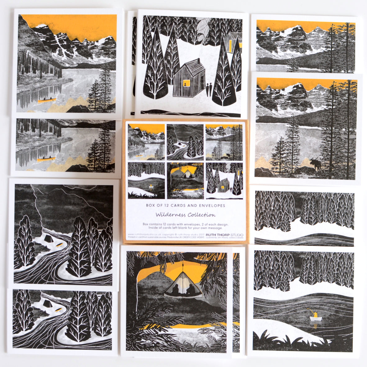 Ruth Thorp - Wilderness - Box of 12 Cards for Heart Gallery