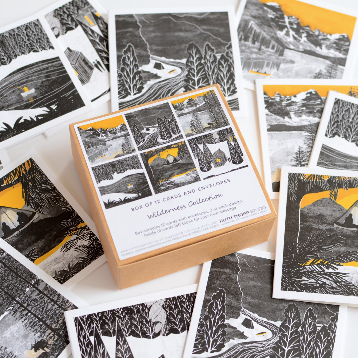 Ruth Thorp - Wilderness - Box of 12 Cards artwork