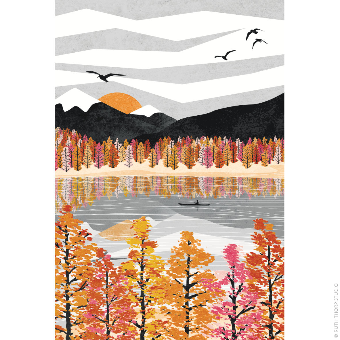Ruth Thorp - Drift - A4 print - artwork Heart Gallery