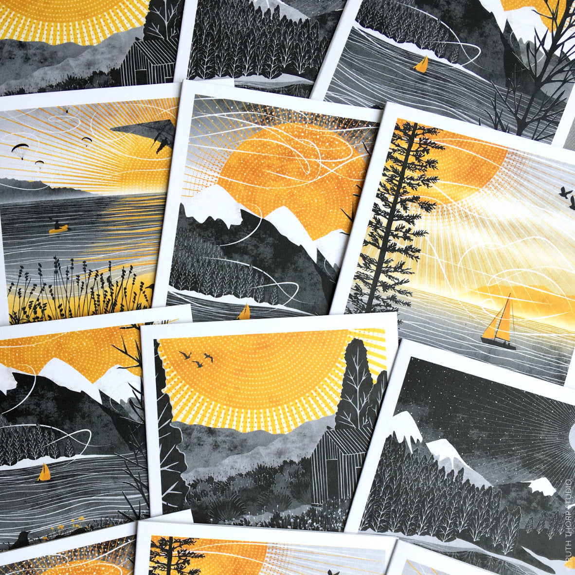 Ruth Thorp Journey Collection box of 12 cards