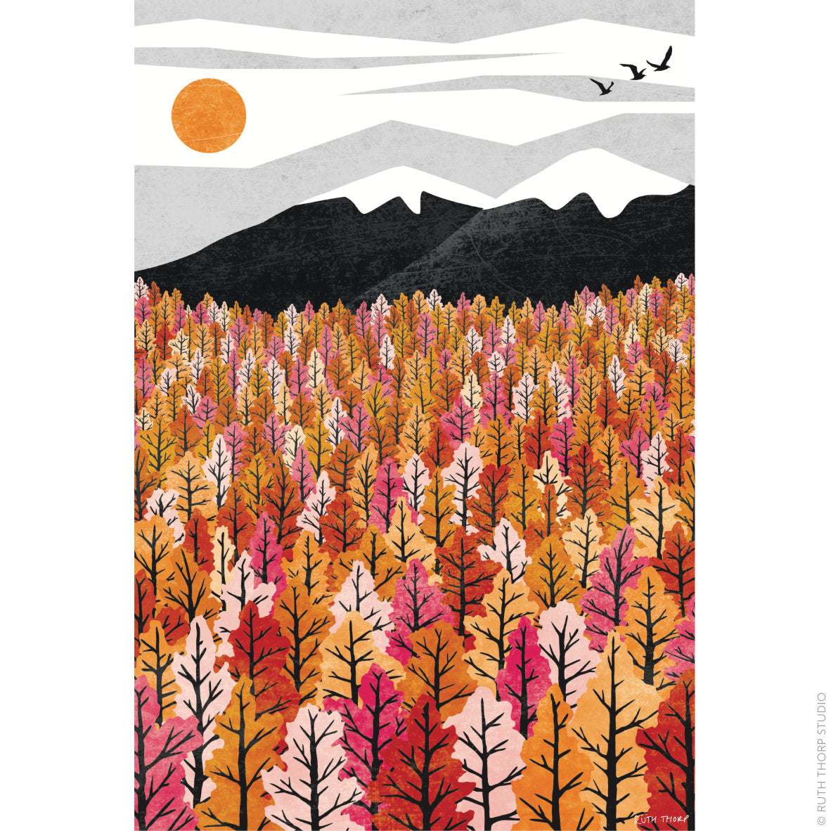 Ruth Thorp - Blaze - A4 print - artwork