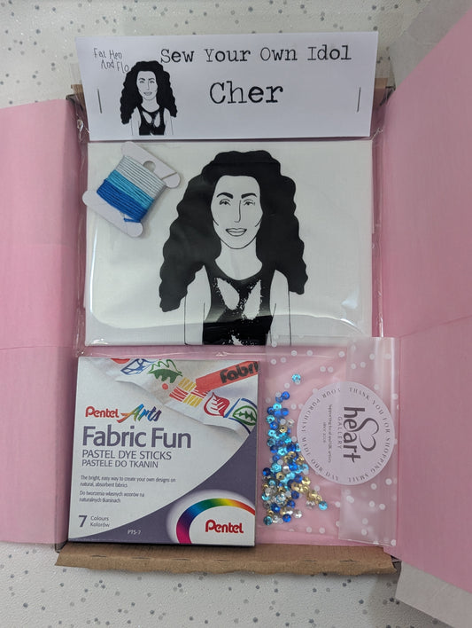 Sew your own idol Cher boxed - letterbox gift for crafty fun from heart gallery and fat hen and flo