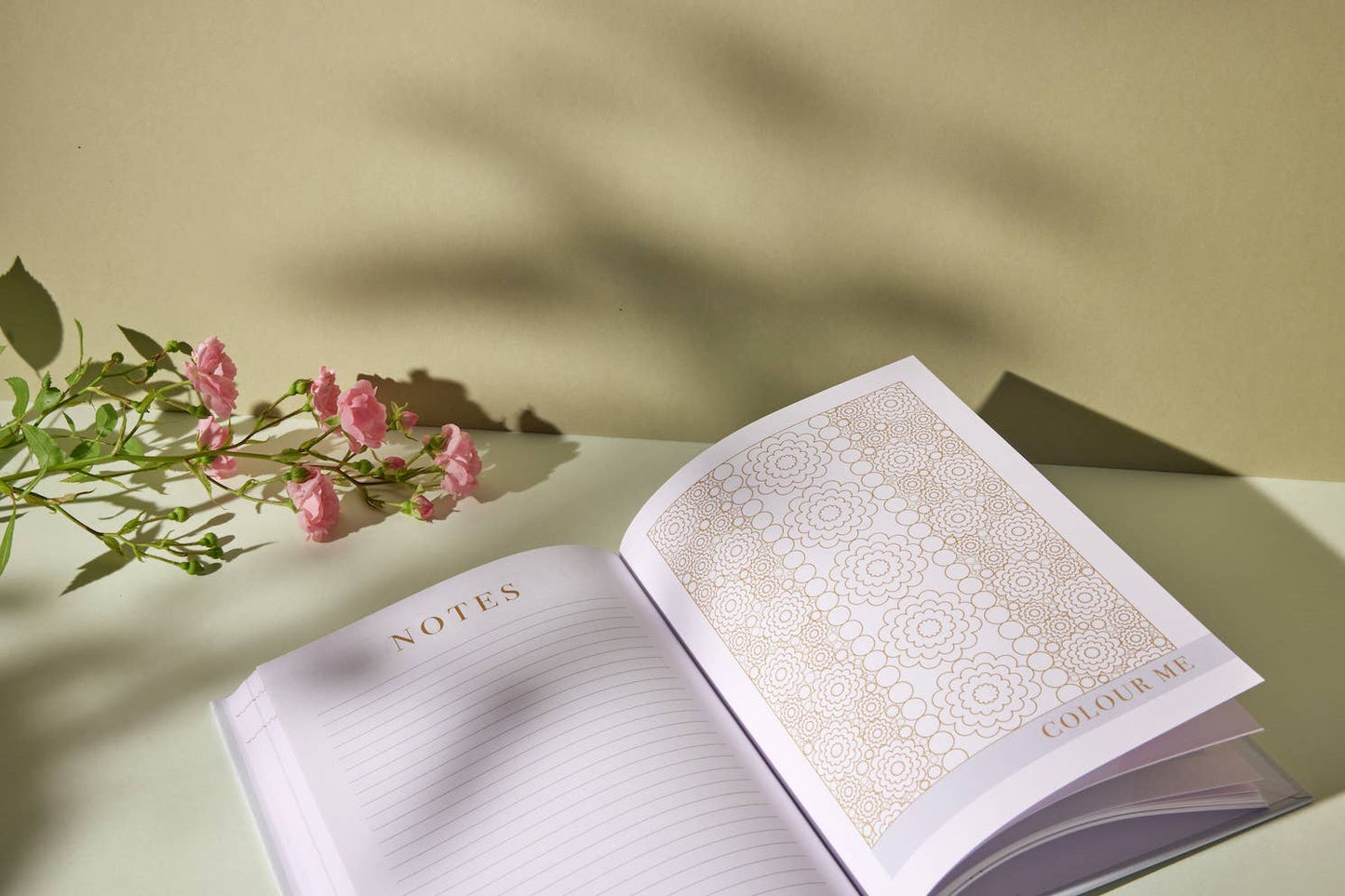 LSW Mind Notes pale blue journal styled for Heart Gallery