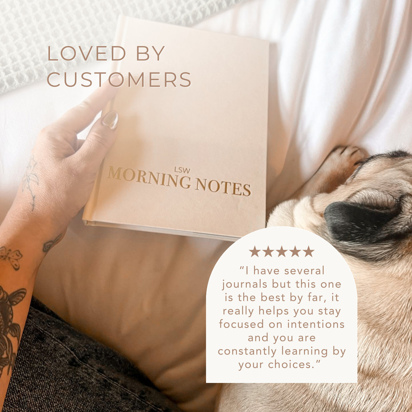 daily gratitude practice with LSW Morning Notes loved by customers testimonial