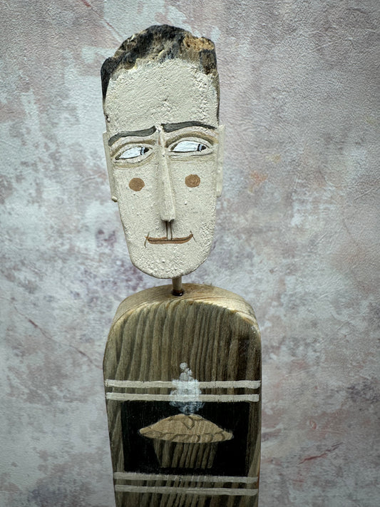 Lynn Muir sculpture for Portrait of a Northern town in Heart Gallery Hebden Bridge