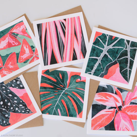 Ruth Thorp Flourish pack of 6 cards artwork