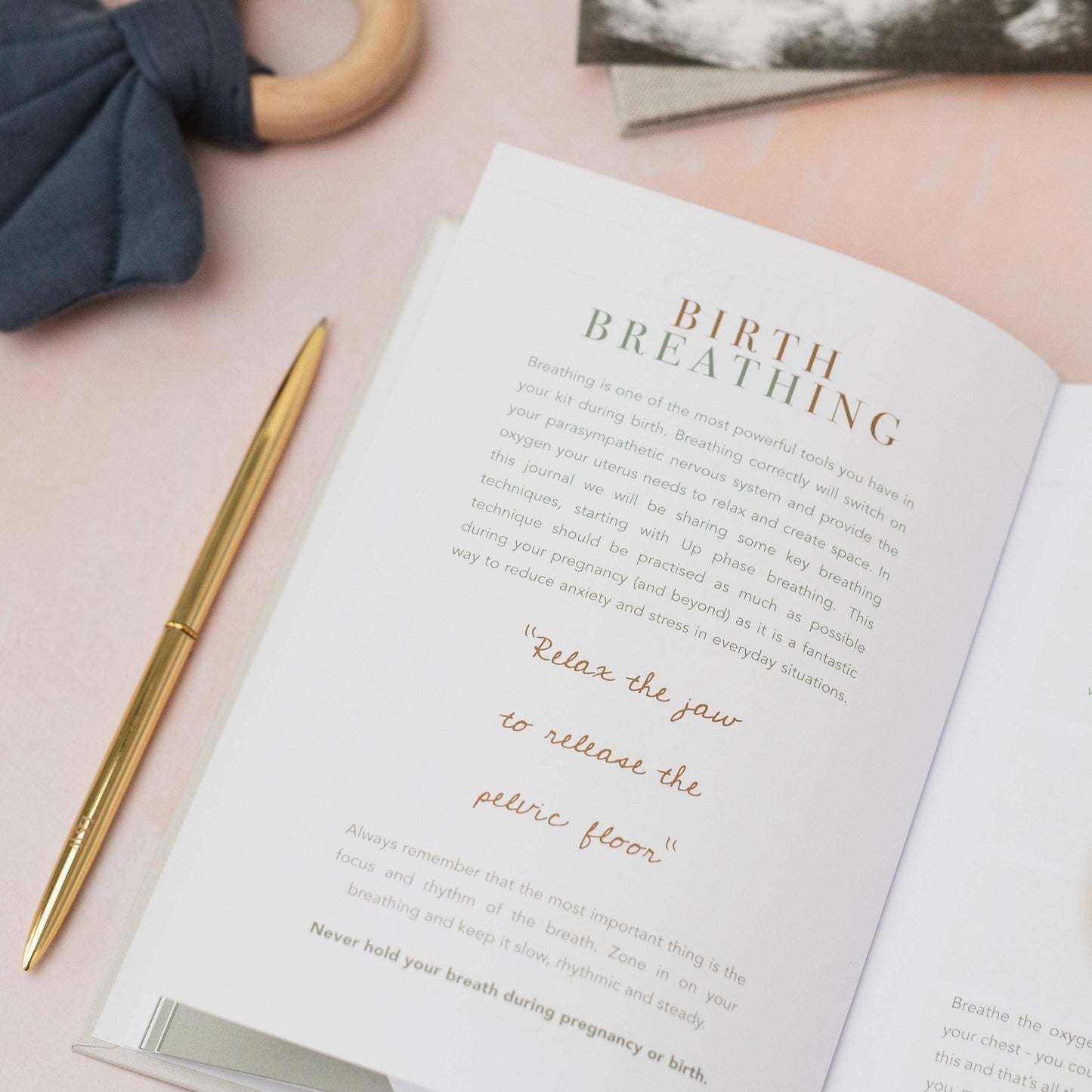 Mama Notes: Pregnancy Journal for Positive Birth