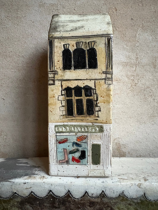 Amanda Banham ceramic Rubyshoesday building