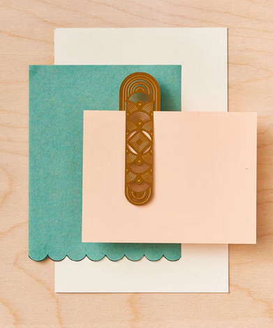 Art Deco bookmark by Another Studio for Heart Gallery