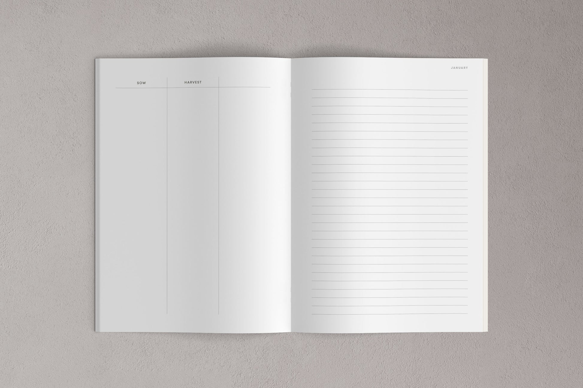 Gardeners' Journal by Bloom gardening GF Smith paper mindful