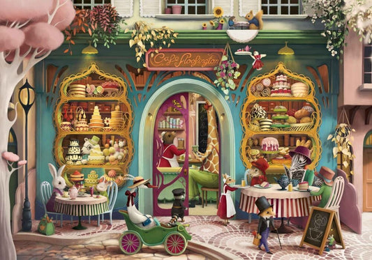 Cafe floofington image illustration by Demelsa Haughton