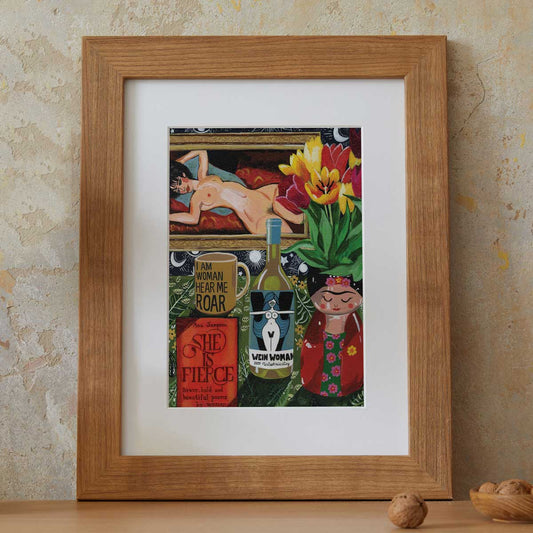 Donna Flowers-Dorning -  I Am Woman - A4 print artwork