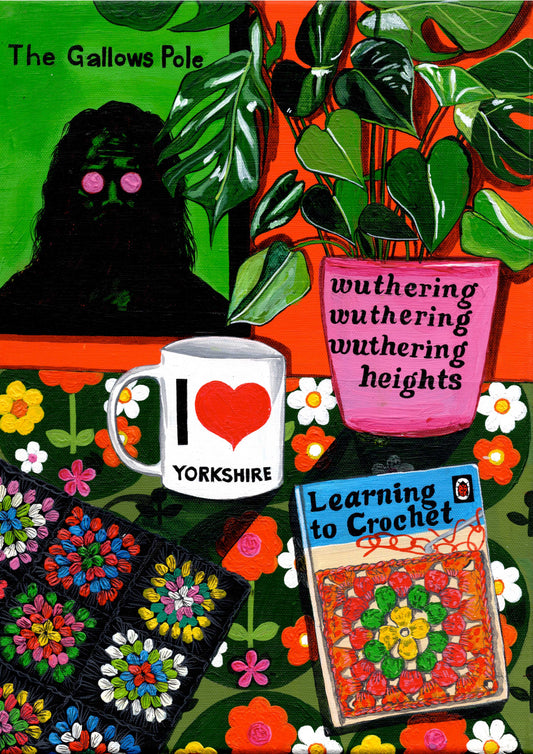 Donna Flowers-Dorning - I Love Yorkshire - A4 print artwork
