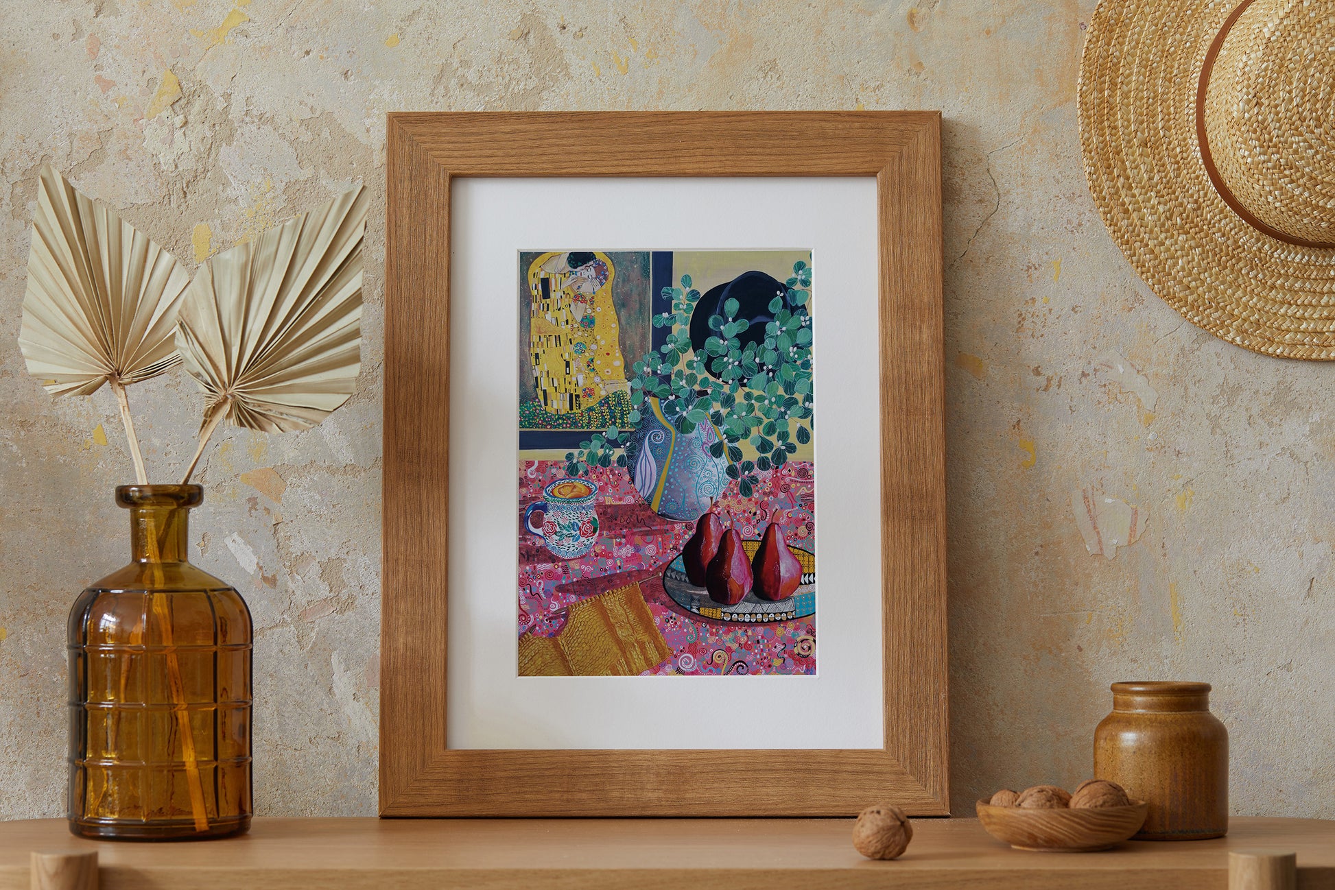 Donna Flowers-Dorning -  Klimt Kiss - A4 print artwork