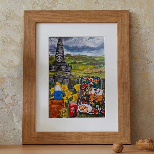 Donna Flowers-Dorning -  Make Art Not War - A4 print artwork
